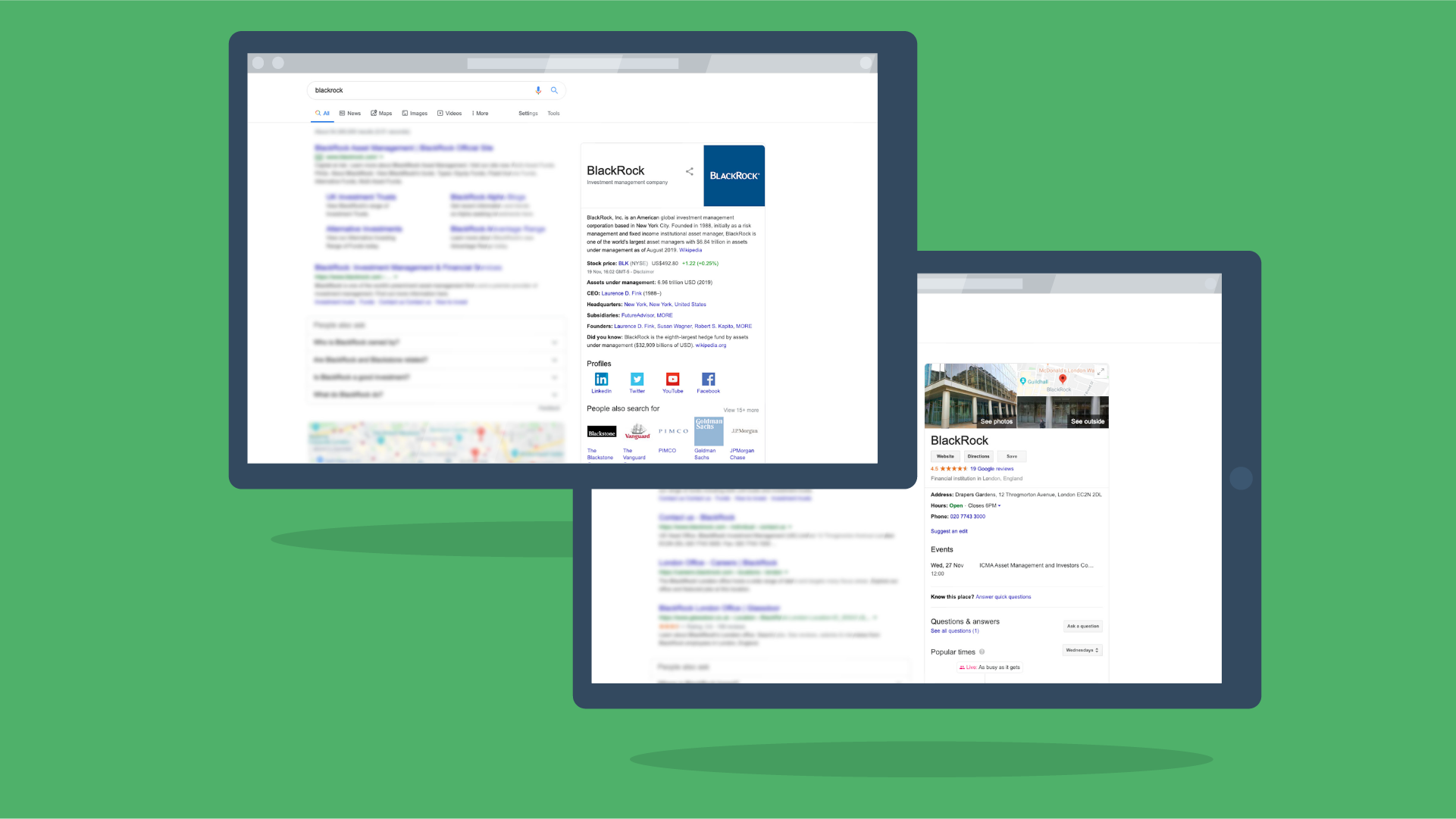 blackrock brand and local knowledge panel 