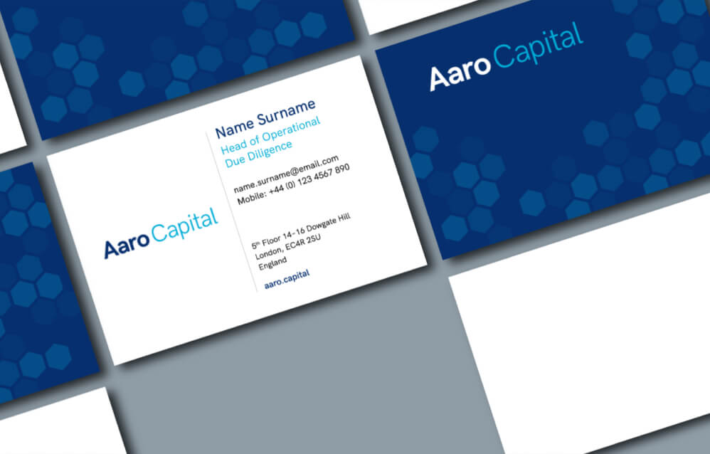 Aaro Capital business cards