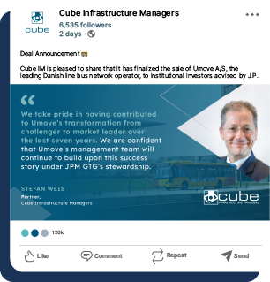 Cube Infrastructure Managers Case Study | Peregrine Communications