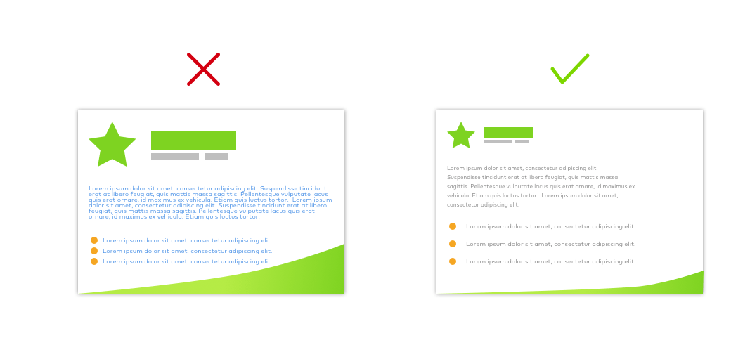 size powerpoint design mistakes