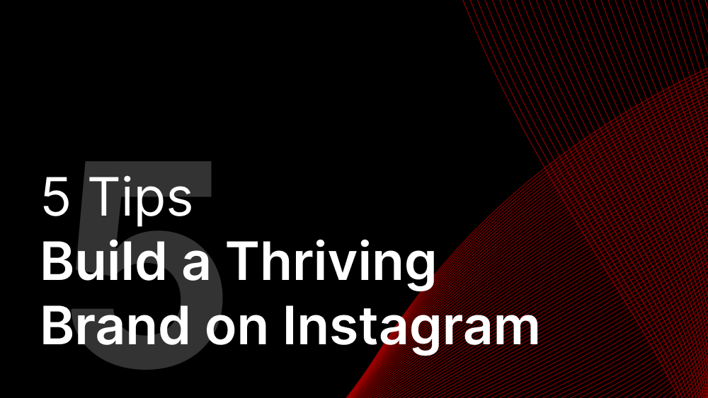 Cover image for post: 5 Tips to Build a Thriving Brand on Instagram