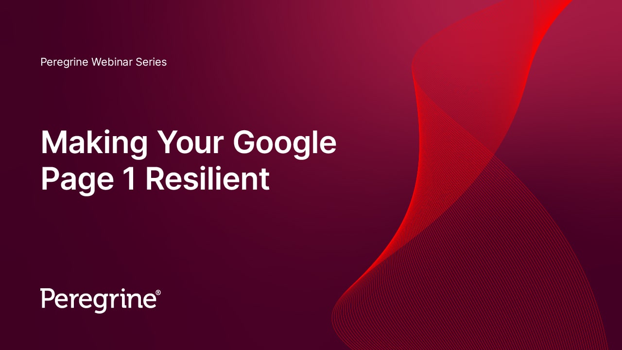 Making Your Google Page 1 Resilient image