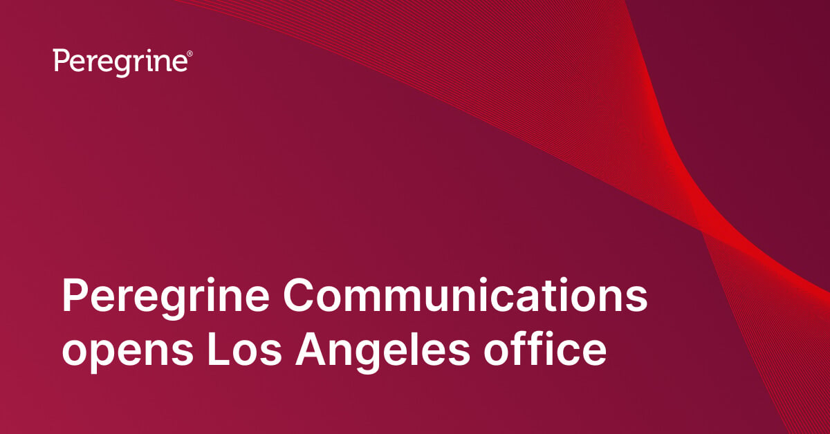 Cover image for post: Peregrine Communications opens Los Angeles office
