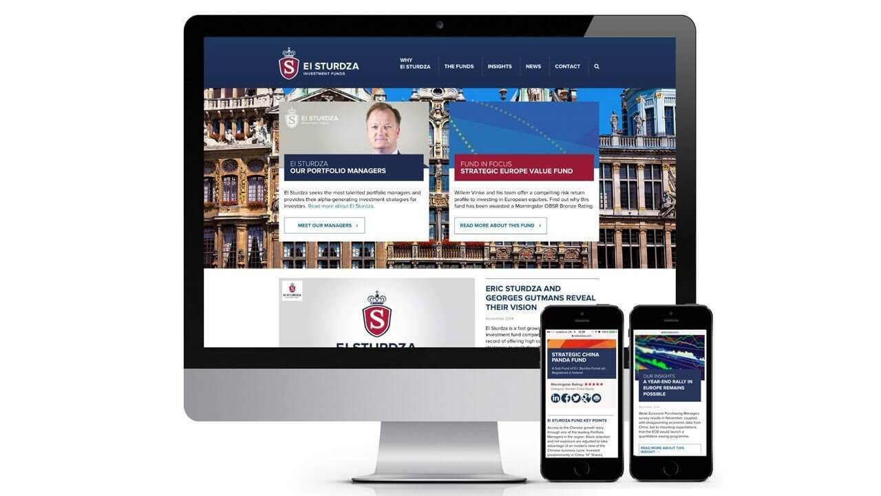 EI Sturdza - Marketing & Communications website