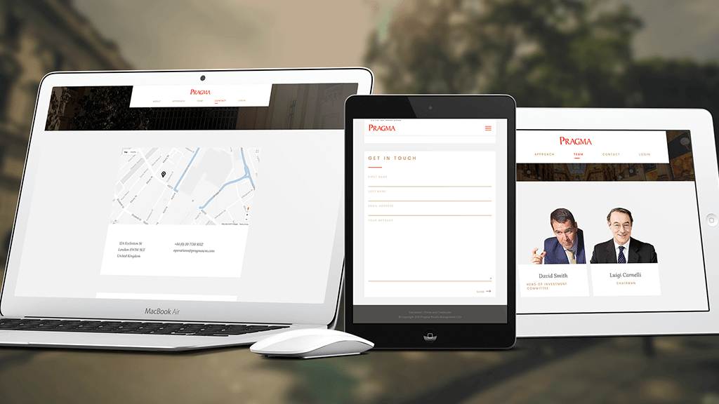 Pragma Wealth Management Website