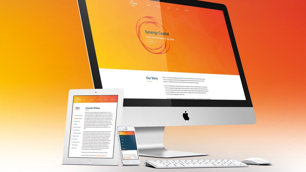 Synergy Capital – Website development mobile